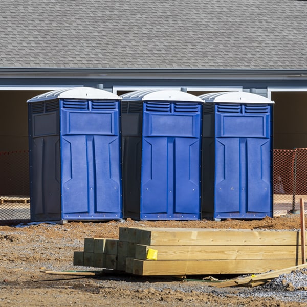 what is the expected delivery and pickup timeframe for the porta potties in Brackettville TX